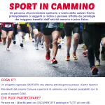 Locandina Sport in cammino